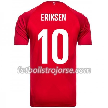 Danmark Matchtröjor Eriksen 10 Hemma Fotbollströja VM 2018 Danmark Matchtröjor Eriksen 10 Hemma Fotbollströja VM 2018